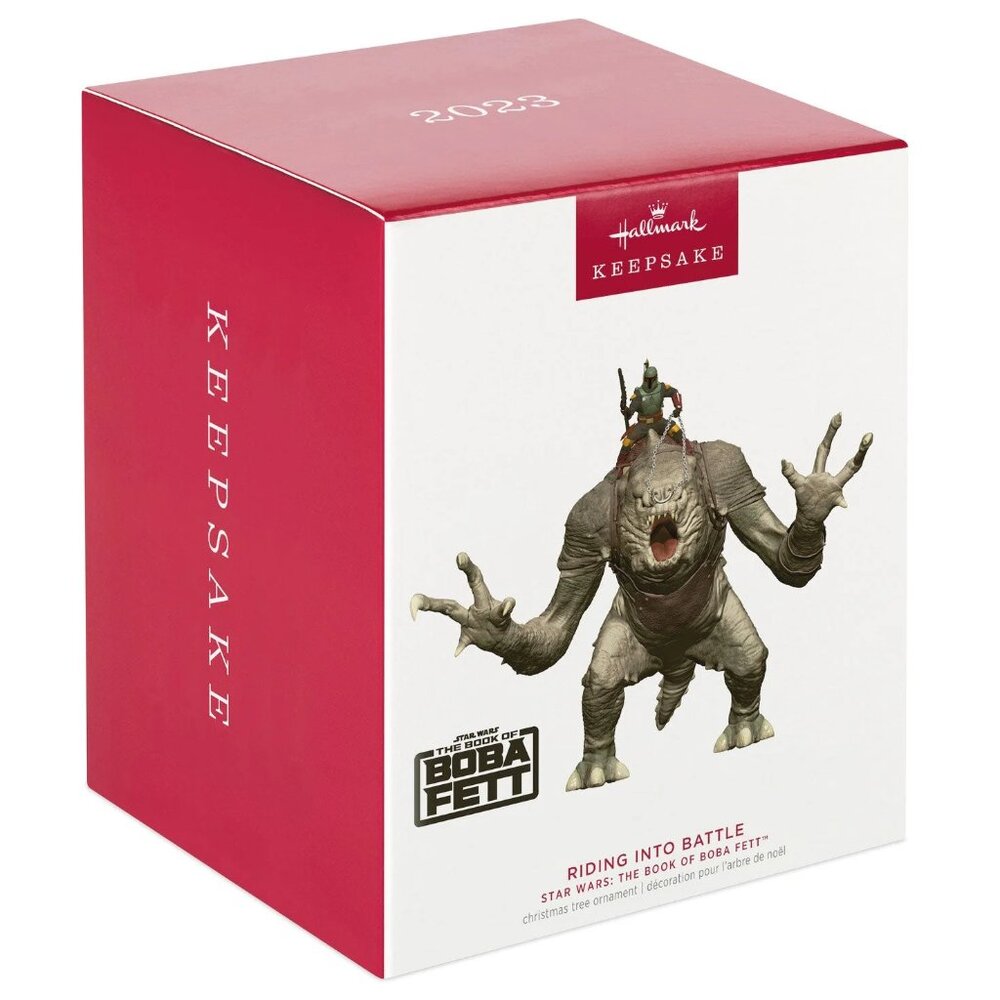 New! Star Wars Boba Fett & Rancor Hallmark Keepsake Christmas Ornament 2023